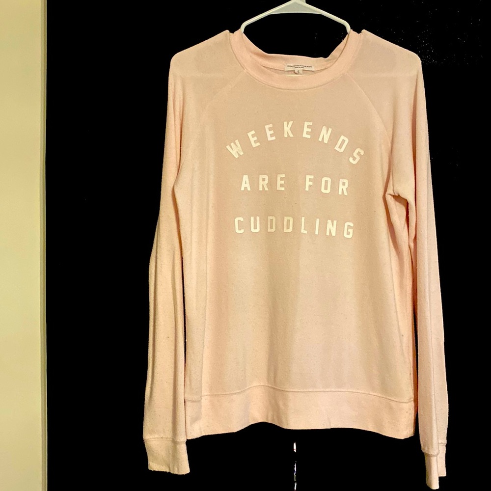 Weekends are for Cuddling pullover